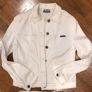 90’s ICEBERG OFF WHITE JEANS & SKINNY OANTS suite